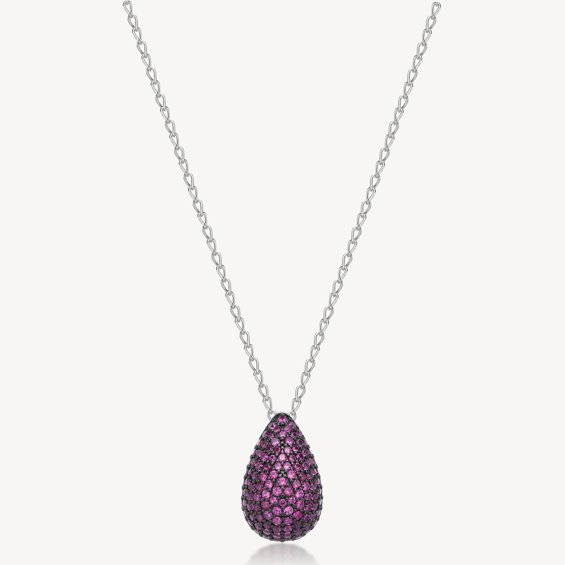 Collana Brosway Fancy Passion ruby Goccia pavè