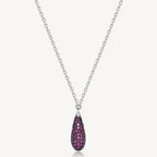 Collana Brosway Fancy Passion ruby Goccia pavè piccola