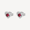 Orecchini argento Brosway Fancy donna Passion Ruby Cuori