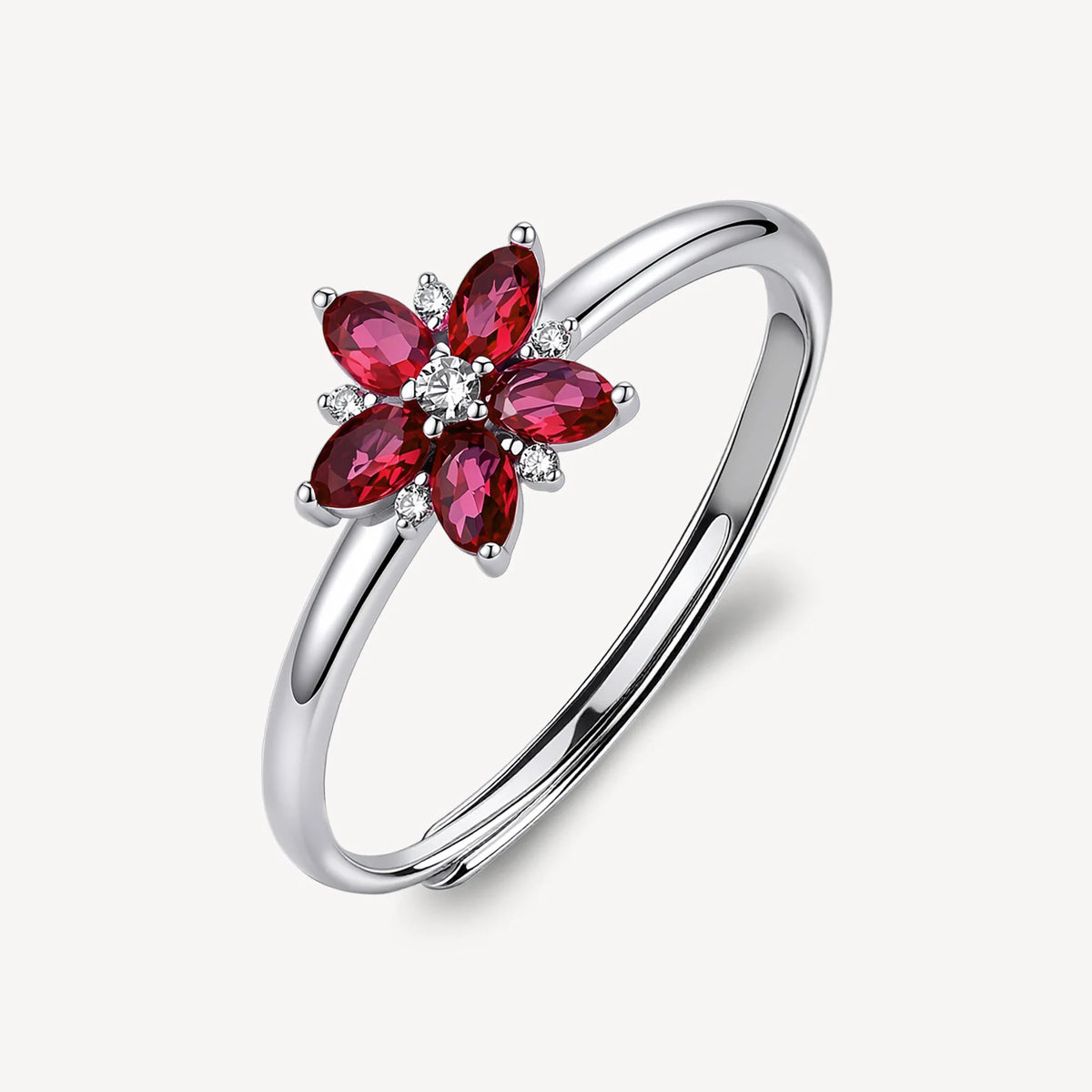 Anello argento Brosway Fancy donna Passion Ruby Fiore