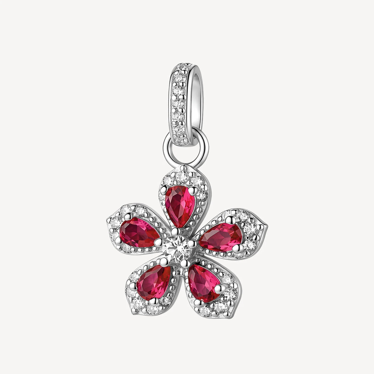 Charm argento Brosway Fancy donna Passion Ruby Fiore