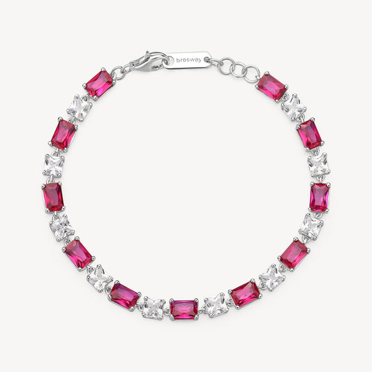 Bracciale argento Fancy ruby