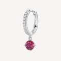 Orecchini argento Fancy passion ruby