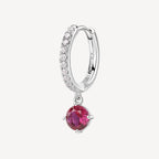 Orecchini argento Fancy passion ruby