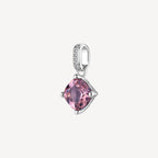 Charm argento Fancy Tender Pink Punto luce