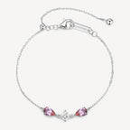 Bracciale argento Fancy Tender Pink Goccioline