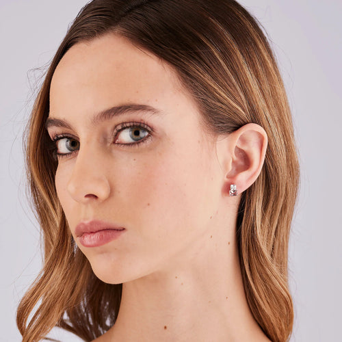 Orecchino argento Fancy Tender Pink