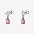 Orecchini argento Fancy Tender Pink Gocciolina pendente