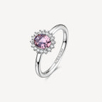 Anello argento Fancy Tender Pink Kate