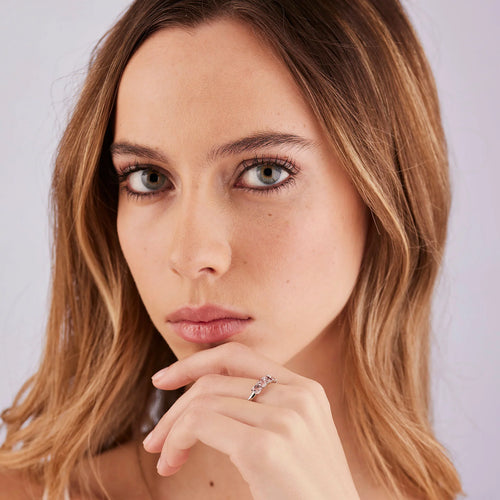 Anello argento Fancy Tender Pink