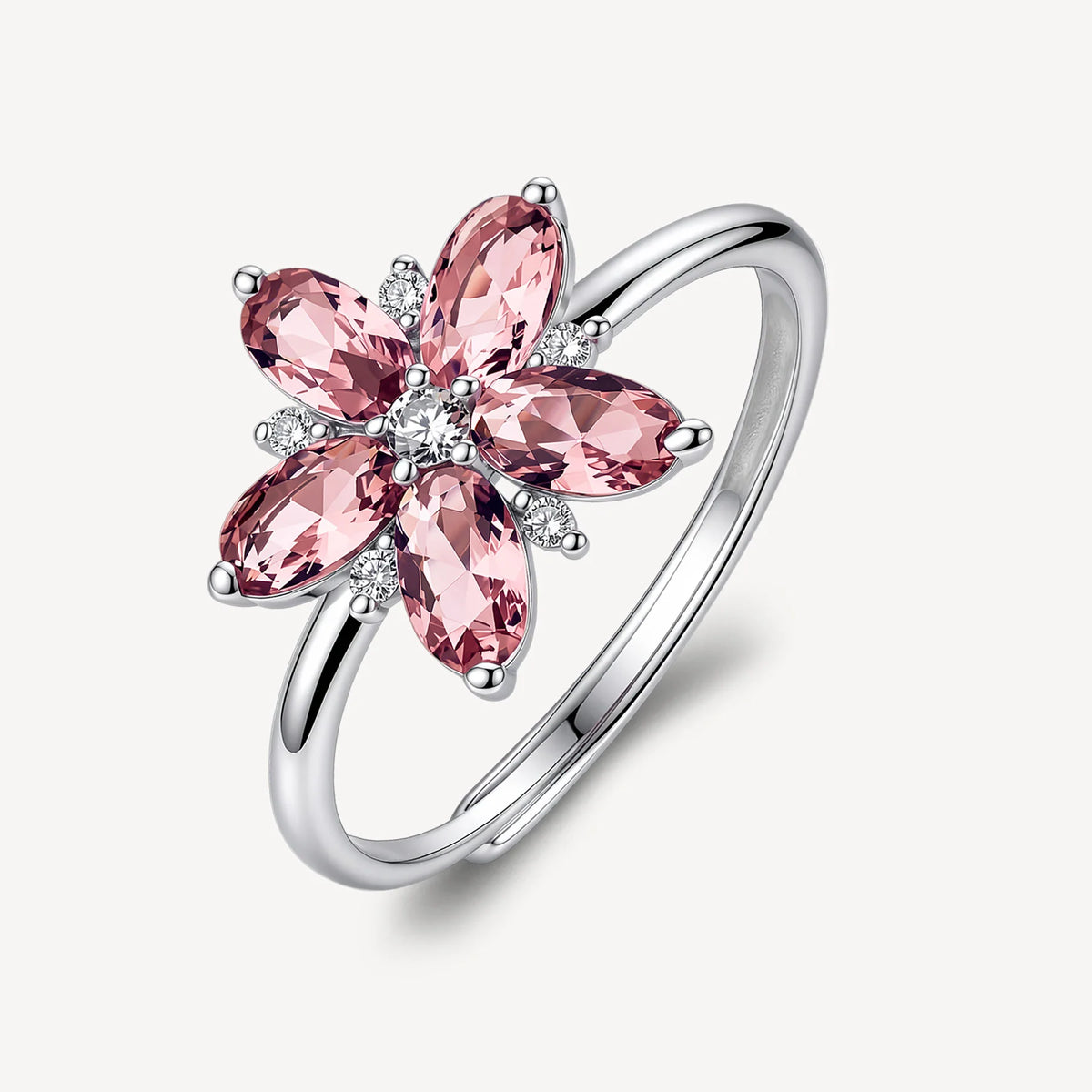 Anello argento Brosway Fancy donna Tender Pink Fiore grande