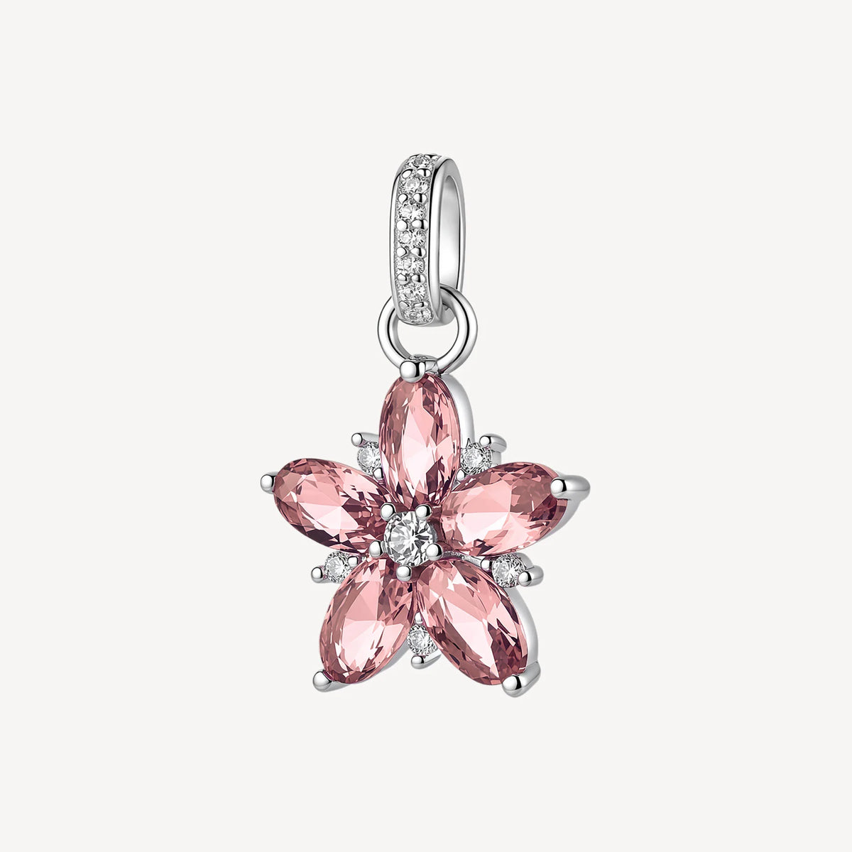 Charm argento Brosway Fancy donna Tender Pink Fiore