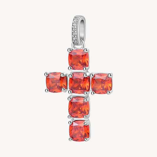 Charm argento Brosway Fancy vitamin orange Croce