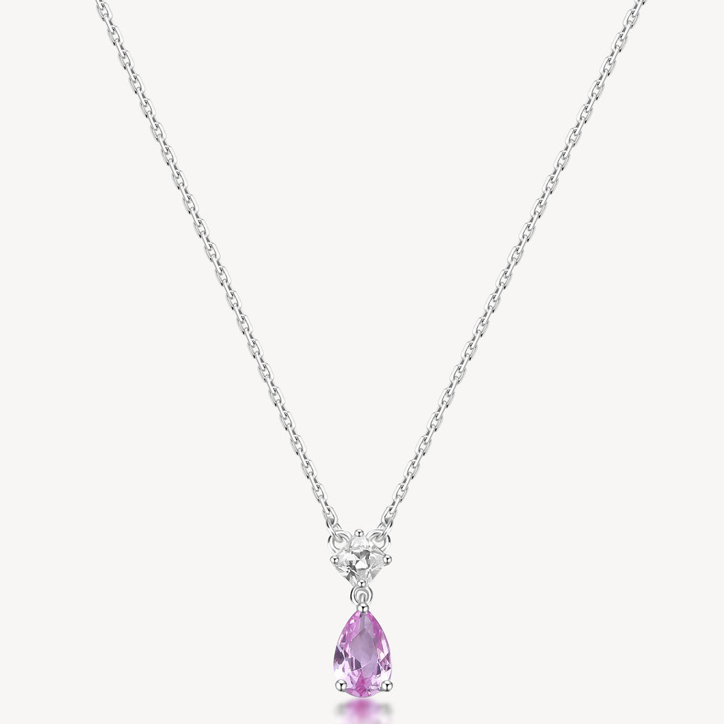 Collana Brosway Fancy Vibrant pink Goccia
