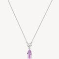 Collana Brosway Fancy Vibrant pink Goccia