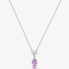 Collana Brosway Fancy Vibrant pink Goccia
