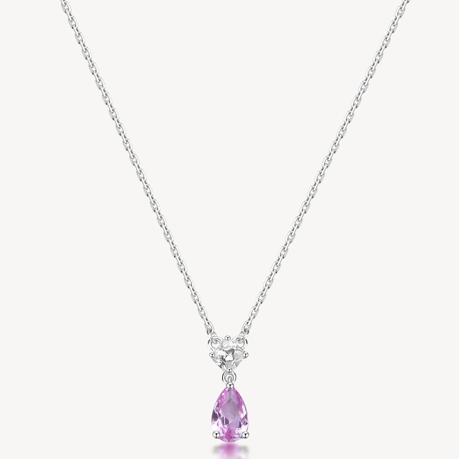 Collana Brosway Fancy Vibrant pink Goccia