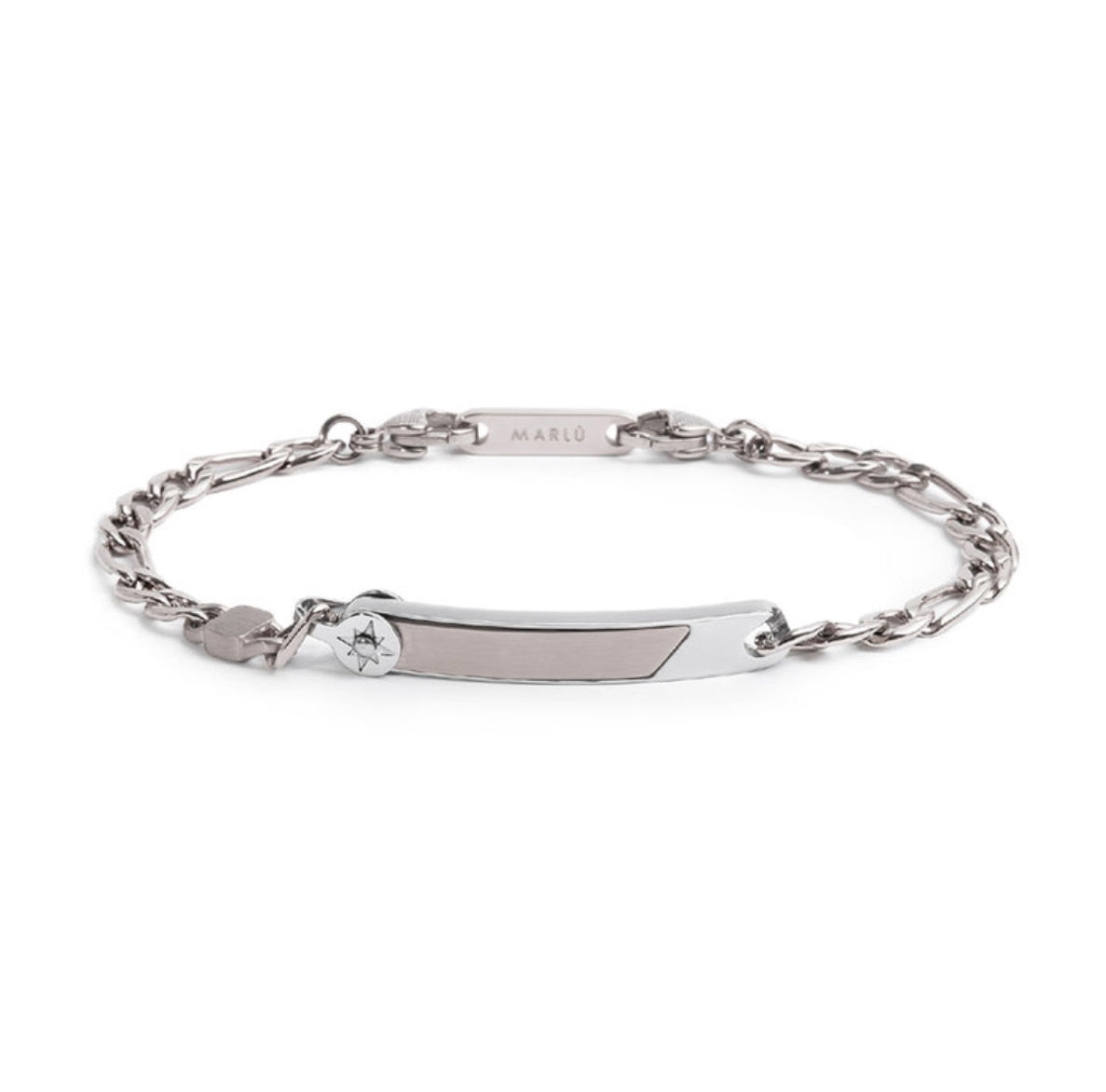 BRACCIALE UOMO MARLÙ CON PIASTRA