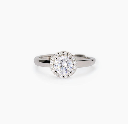 Anello donna Mabina in argento con zirconi
