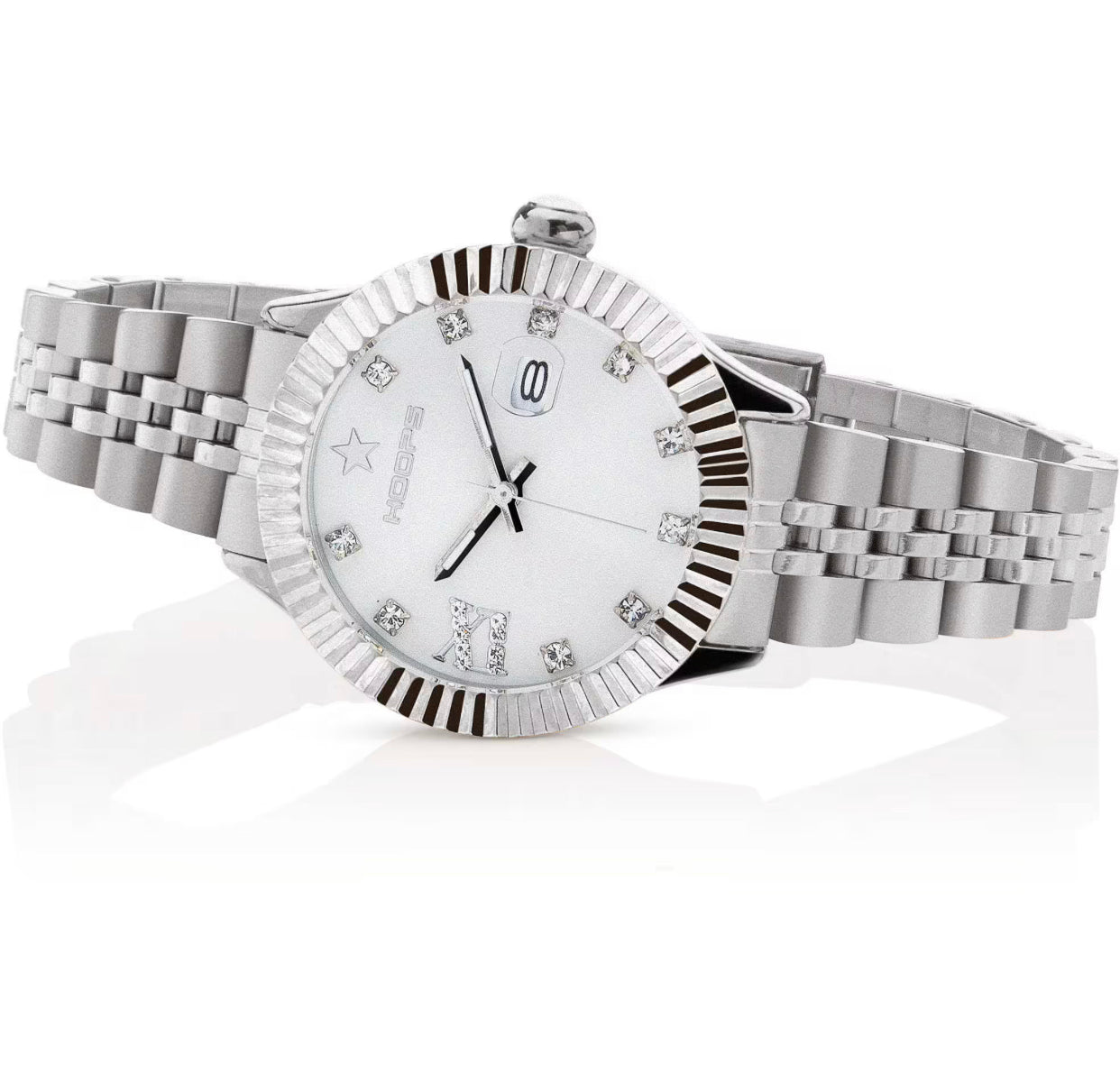 Orologio Hoops donna Luxury Silver white