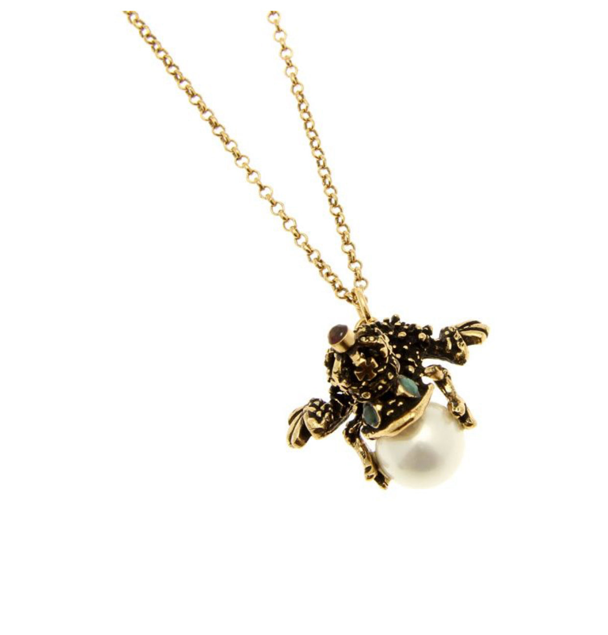 Collana Alcozer Rana con perla