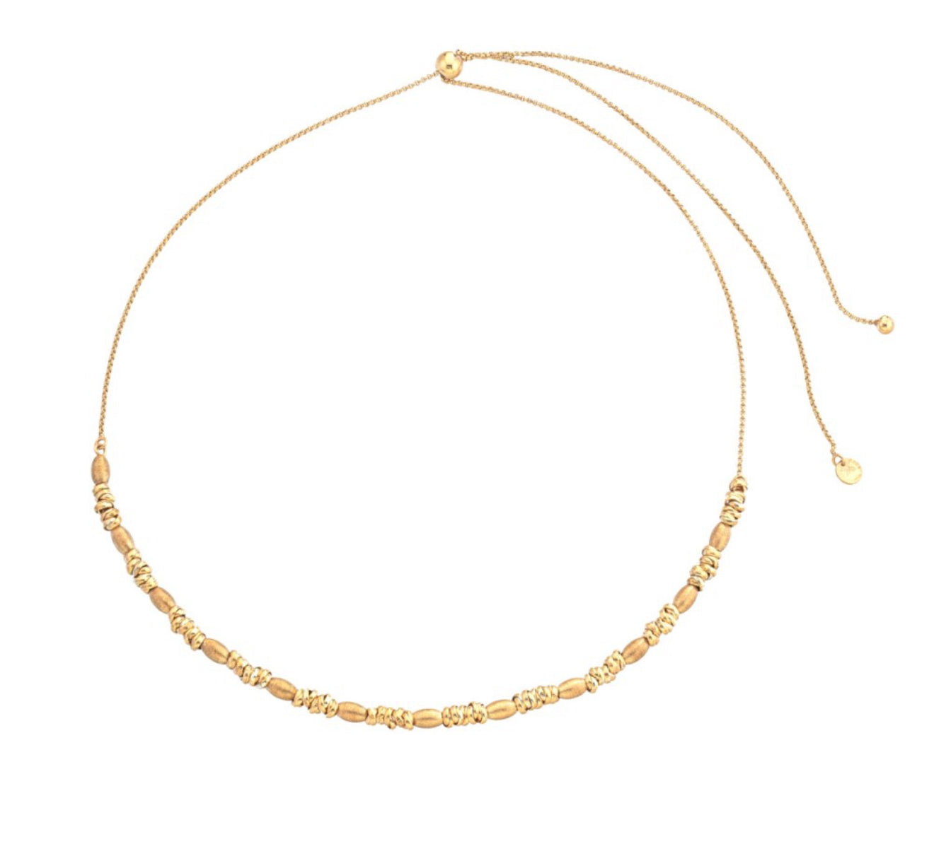 Collana Marcello Pane Collana Rondelle E Cilindri - Essential