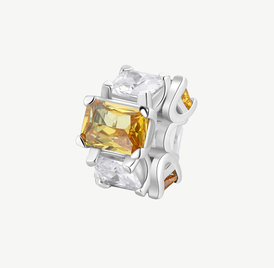 Charm argento Fancy ENERGY YELLOW