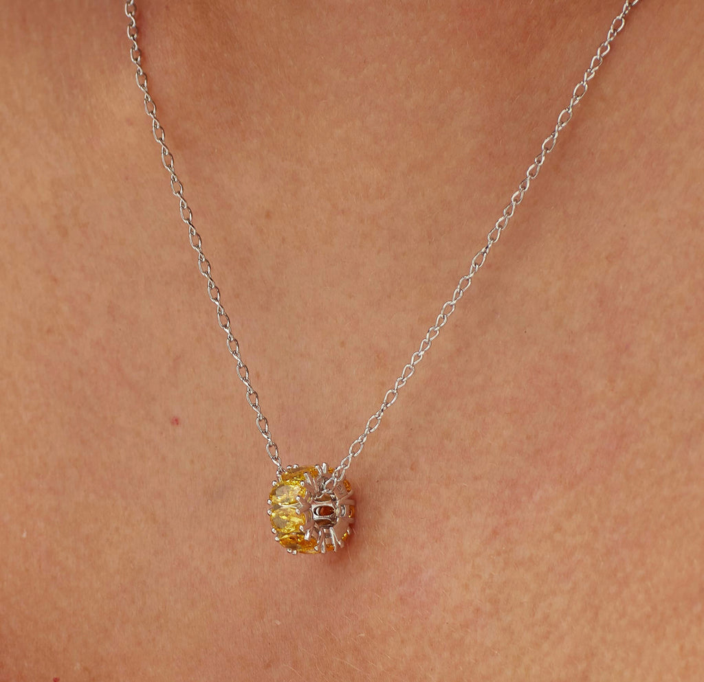 Charm argento Fancy ENERGY YELLOW