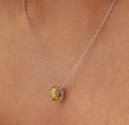 Charm argento Fancy ENERGY YELLOW