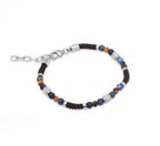 Bracciale uomo Héctor Corda e pietre naturali