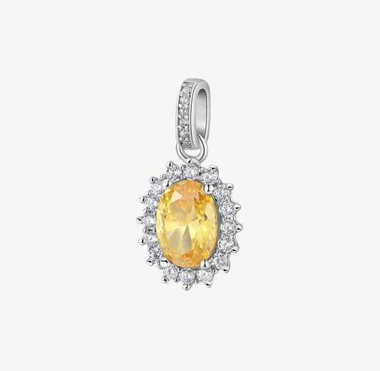 Charm argento Fancy ENERGY YELLOW