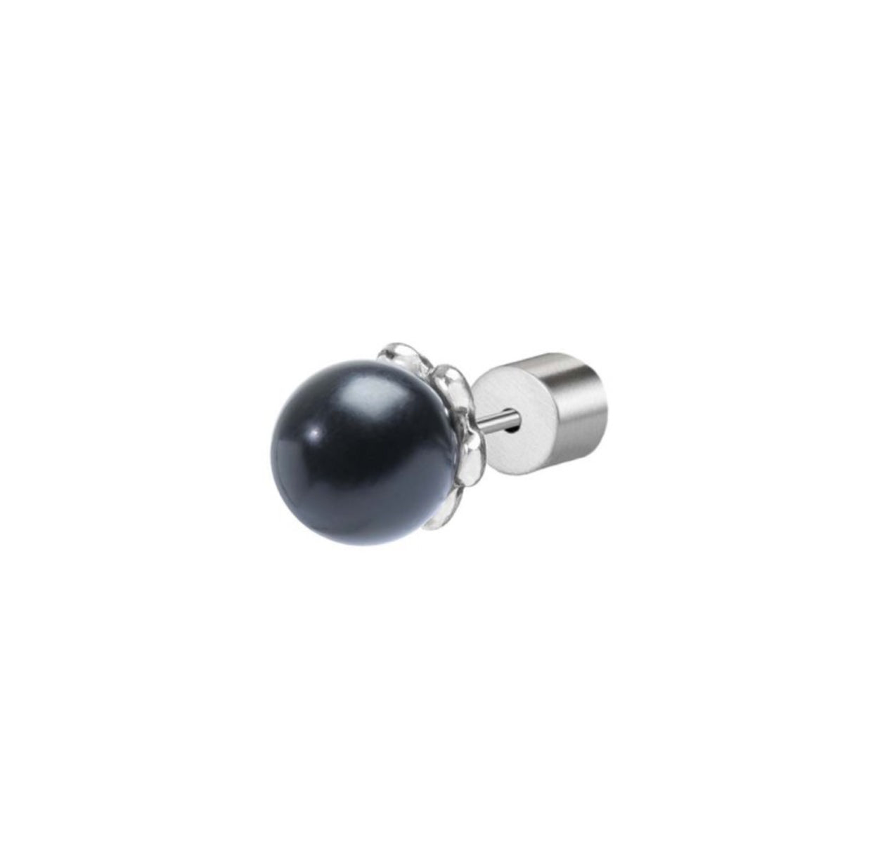 Mono orecchino Marlù a lobo con sfera onice