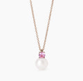 Collana Mabina donna con perla e con tormalina sintetica
