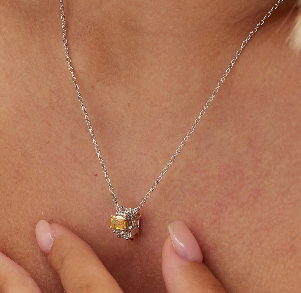 Charm argento Fancy ENERGY YELLOW