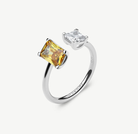 Anello argento Fancy ENERGY YELLOW