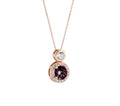 Collana donna Marcello Pane Punto luce ametista