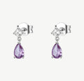 Orecchini argento Brosway Fancy Magic purple gocciolina