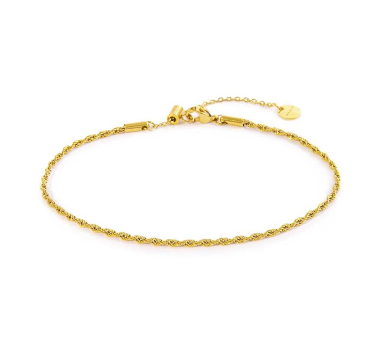 Cavigliera Marlù intreccio gold