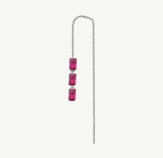 Orecchino argento Brosway Fancy PASSION RUBY