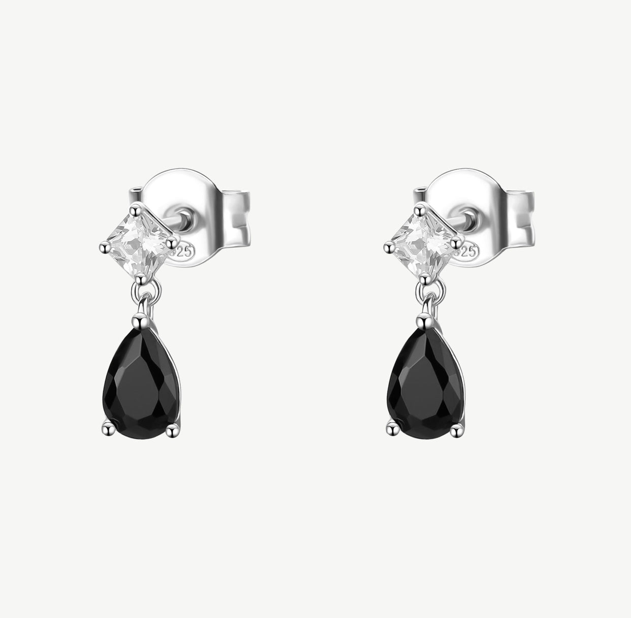 Orecchini argento Fancy Mystery black