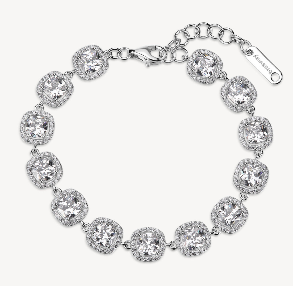 Bracciale argento Fancy infinity white