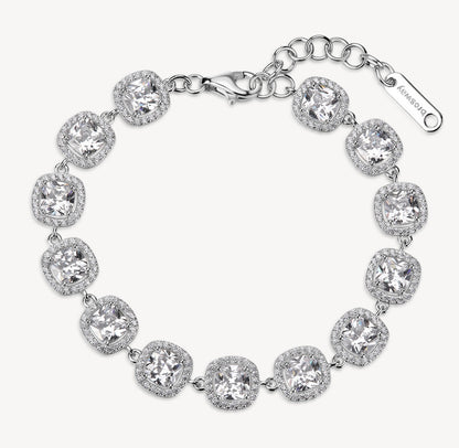 Bracciale argento Fancy infinity white