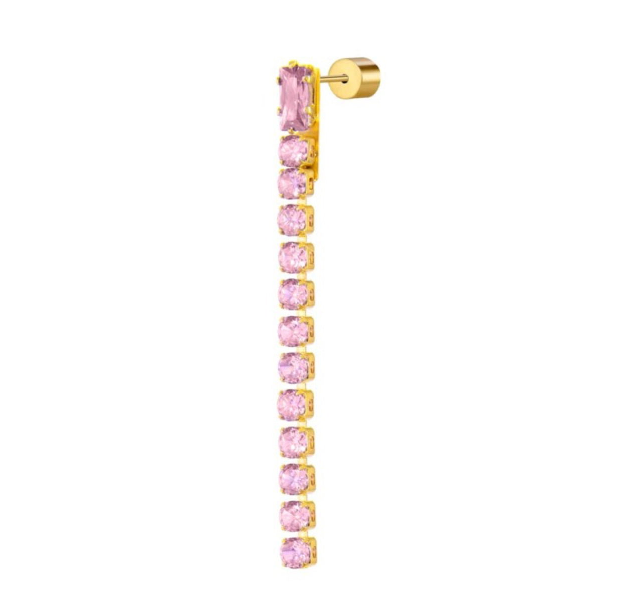 Mono orecchino Marlù tennis rosa