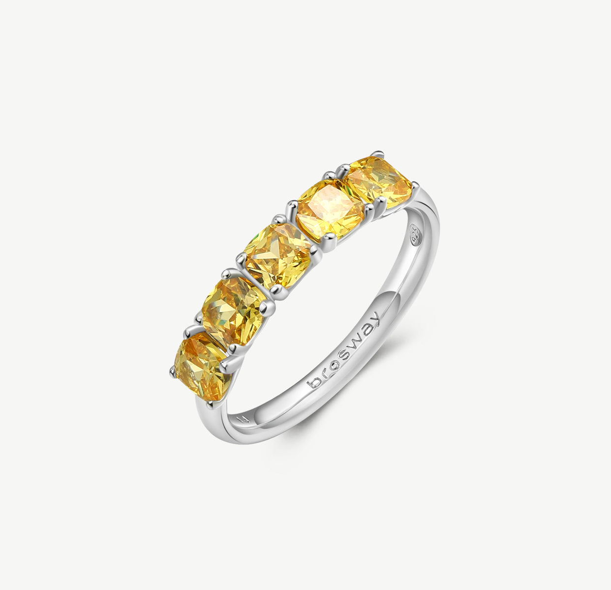 Anello argento Fancy ENERGY YELLOW