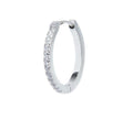 Mono orecchino Marlù a cerchio 2cm con zirconi