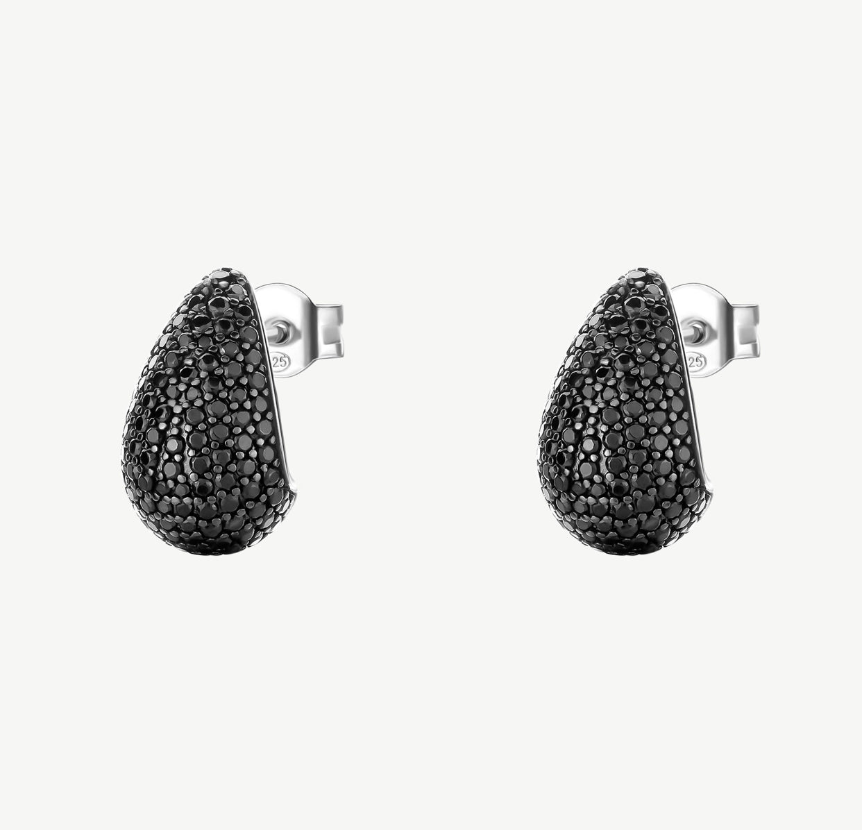 Orecchini argento Fancy Mystery black