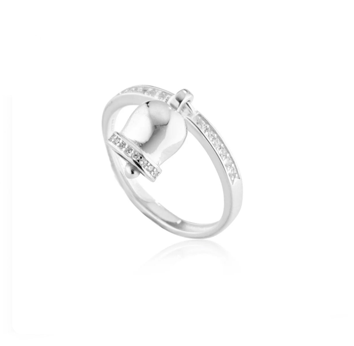 Anello donna con campanella piccola Le scritte dell’amore