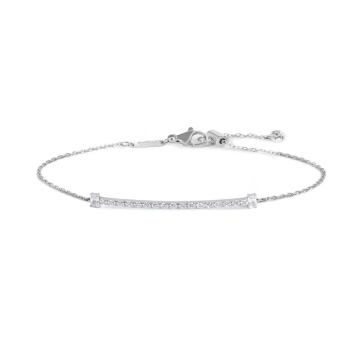 Bracciale Marlù catena cutting cross zirconi centrali