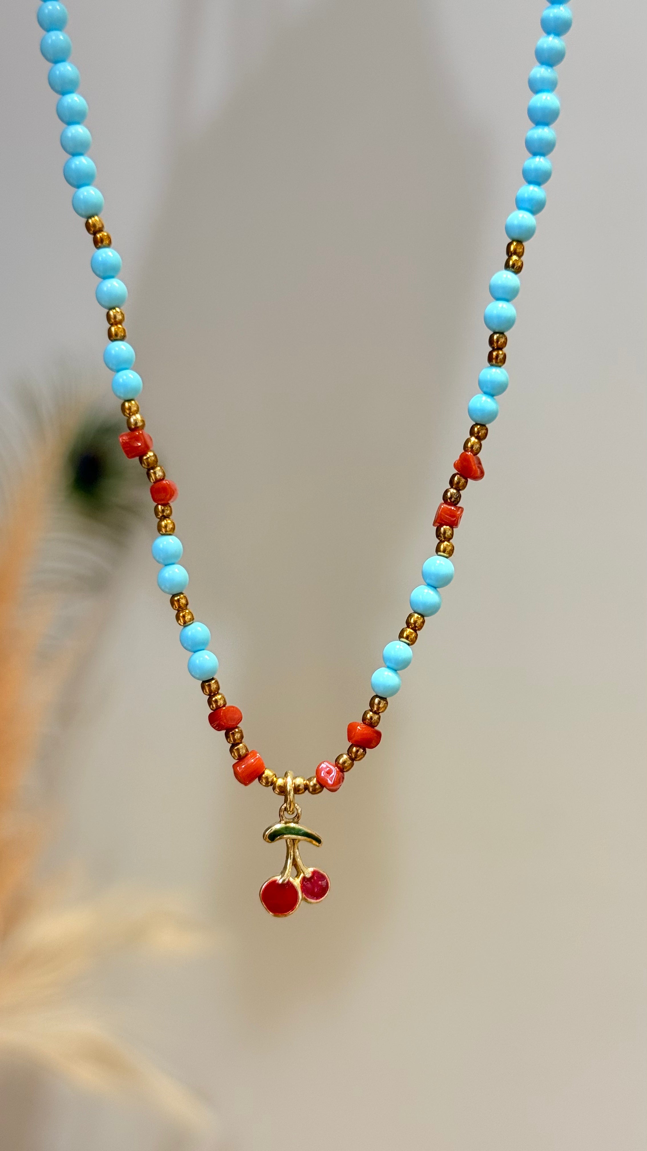 Collana donna Nivy ciliegia