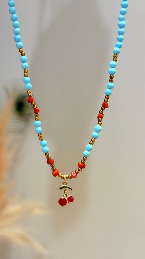 Collana donna Nivy ciliegia